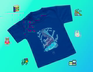 Nome do produto Camiseta Infantil Aline Melo - Obra Prima