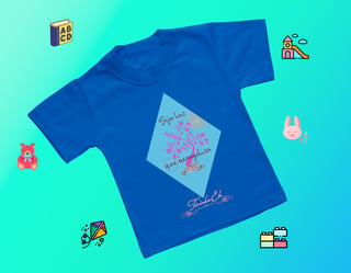 Camiseta Infantil Tininha Elo - Seja Luz Que Evangeliza