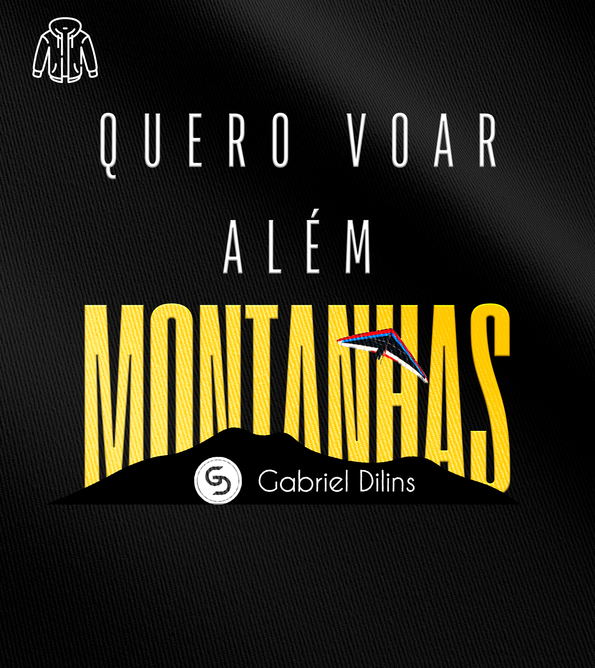 Moletom com zíper Gabriel Dilins - Quero Voar Além Montanhas