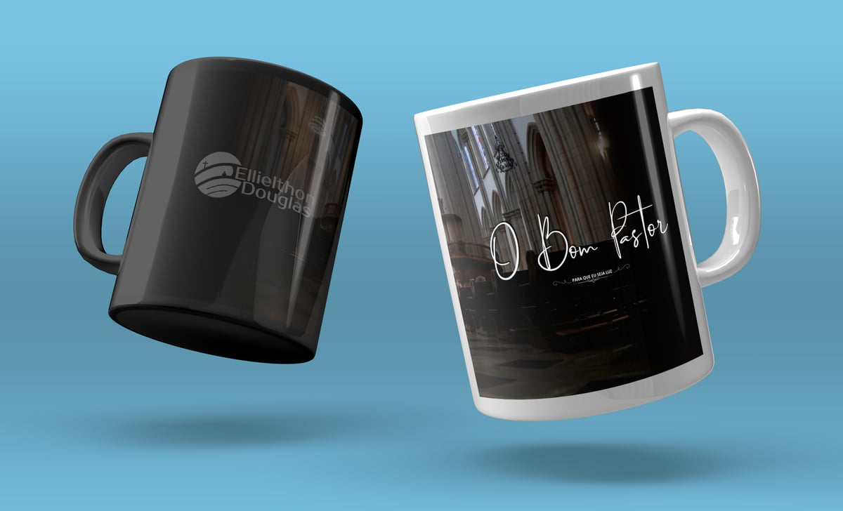 Nome do produto: Caneca Mágica Ellielthon Douglas - O Bom Pastor