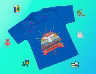 Nome do produto Camiseta Infantil Aline Melo - Governa-me de Novo