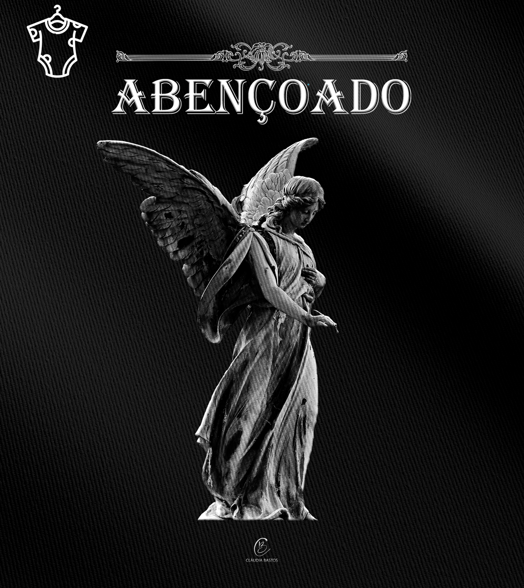 Nome do produto: Body Infantil Claudia Bastos - Abençoado