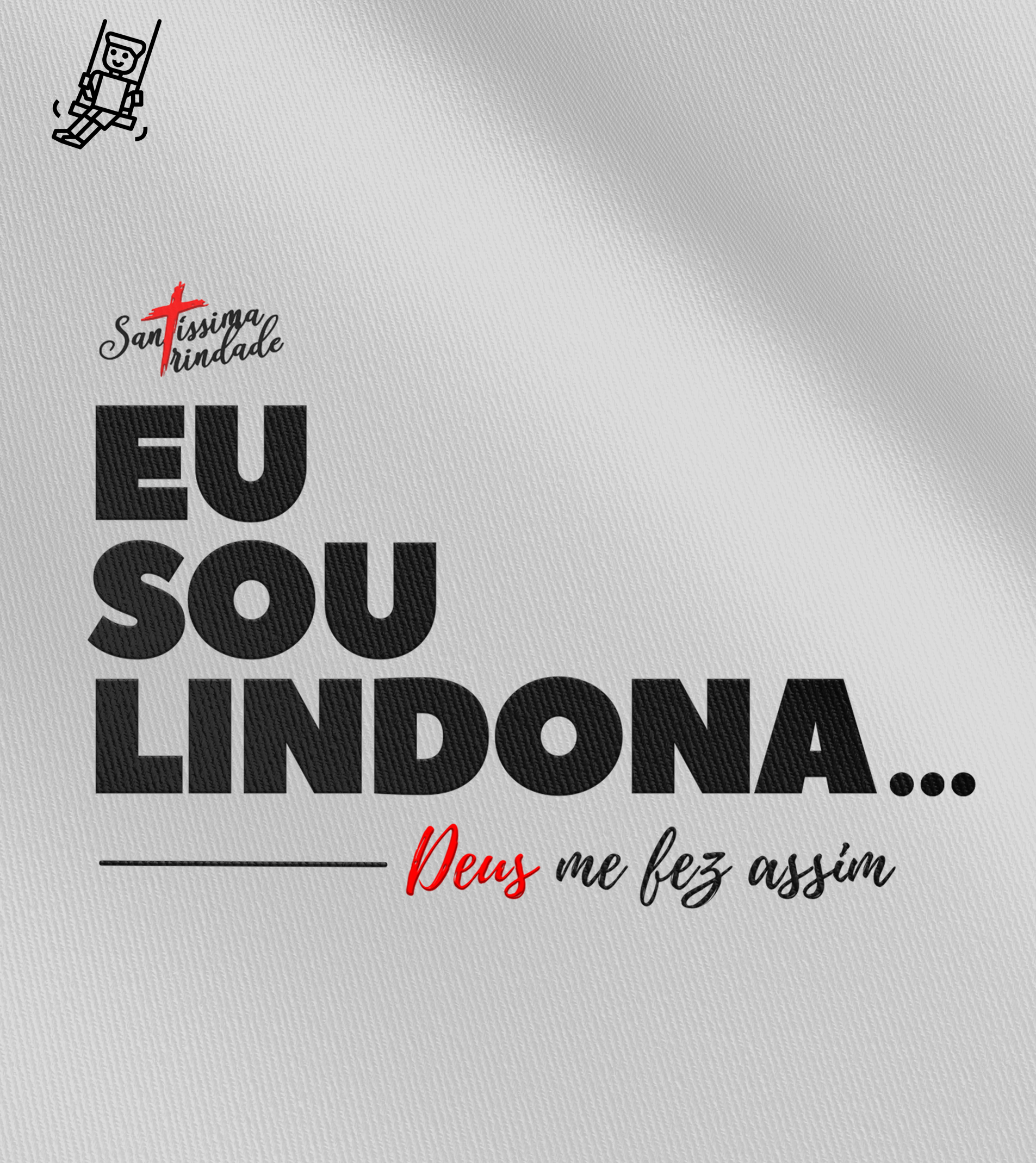 Camiseta Infantil Forró Santíssima Trindade - Eu sou lindona