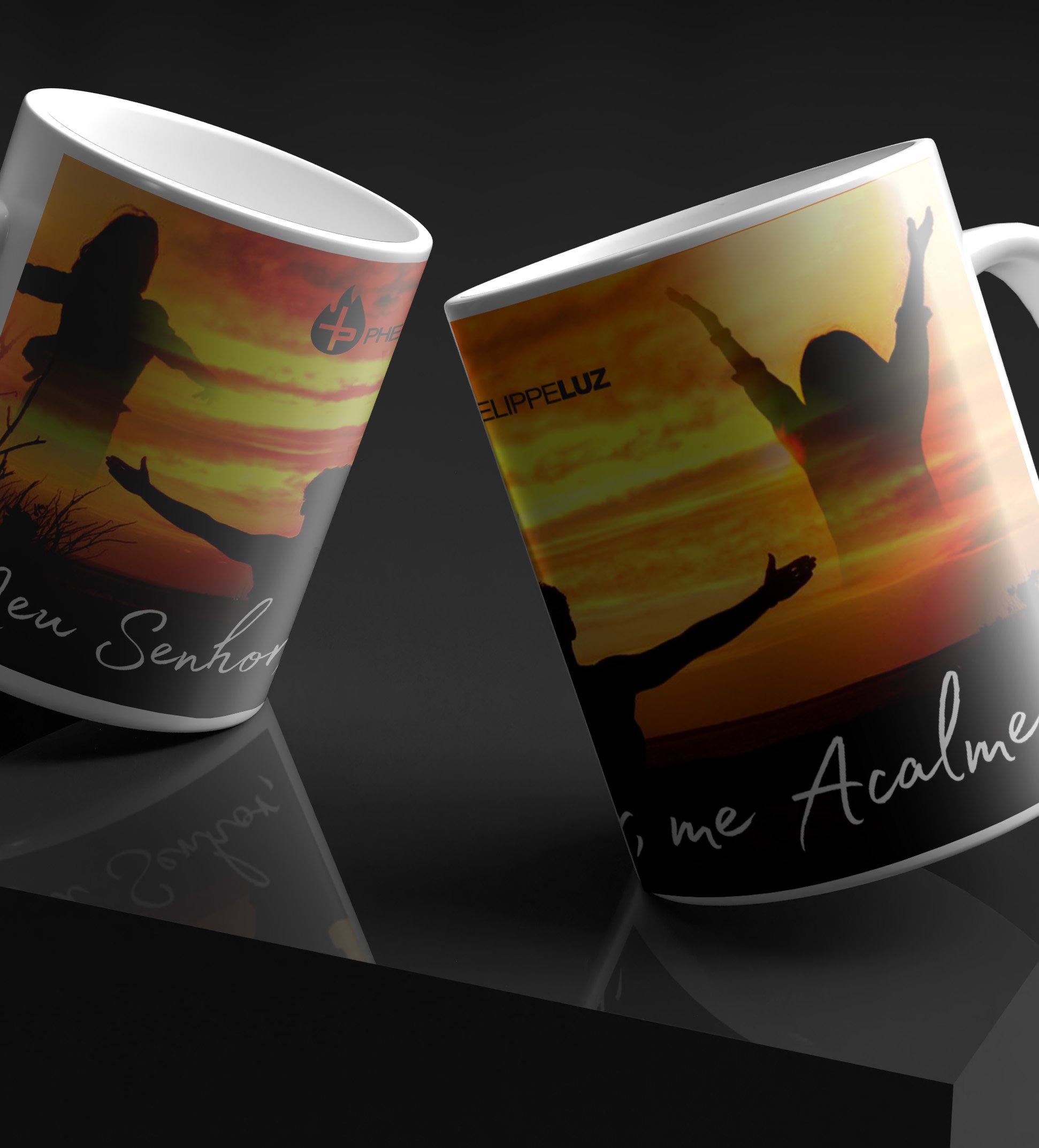 Caneca Phelippe Luz - Meu Senhor, Me Acalme