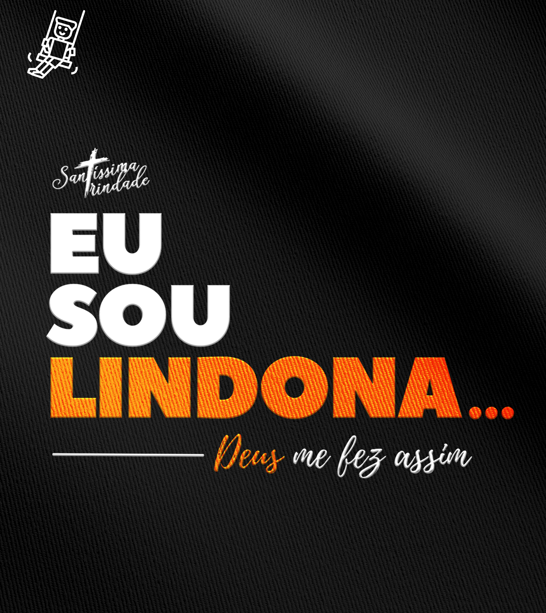 Camiseta Infantil Forró Santíssima Trindade - Eu sou lindona