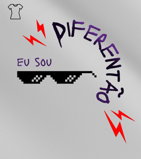 Camiseta Feminina Ewerton Nasci - Eu Sou Diferentão