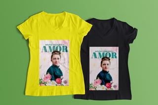 Nome do produto Camiseta Feminina Felipe D'Aloia - Minha Vocação é o Amor