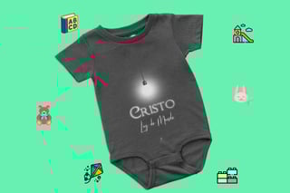 Nome do produto Body Infantil Claudia Bastos - Luz do Mundo