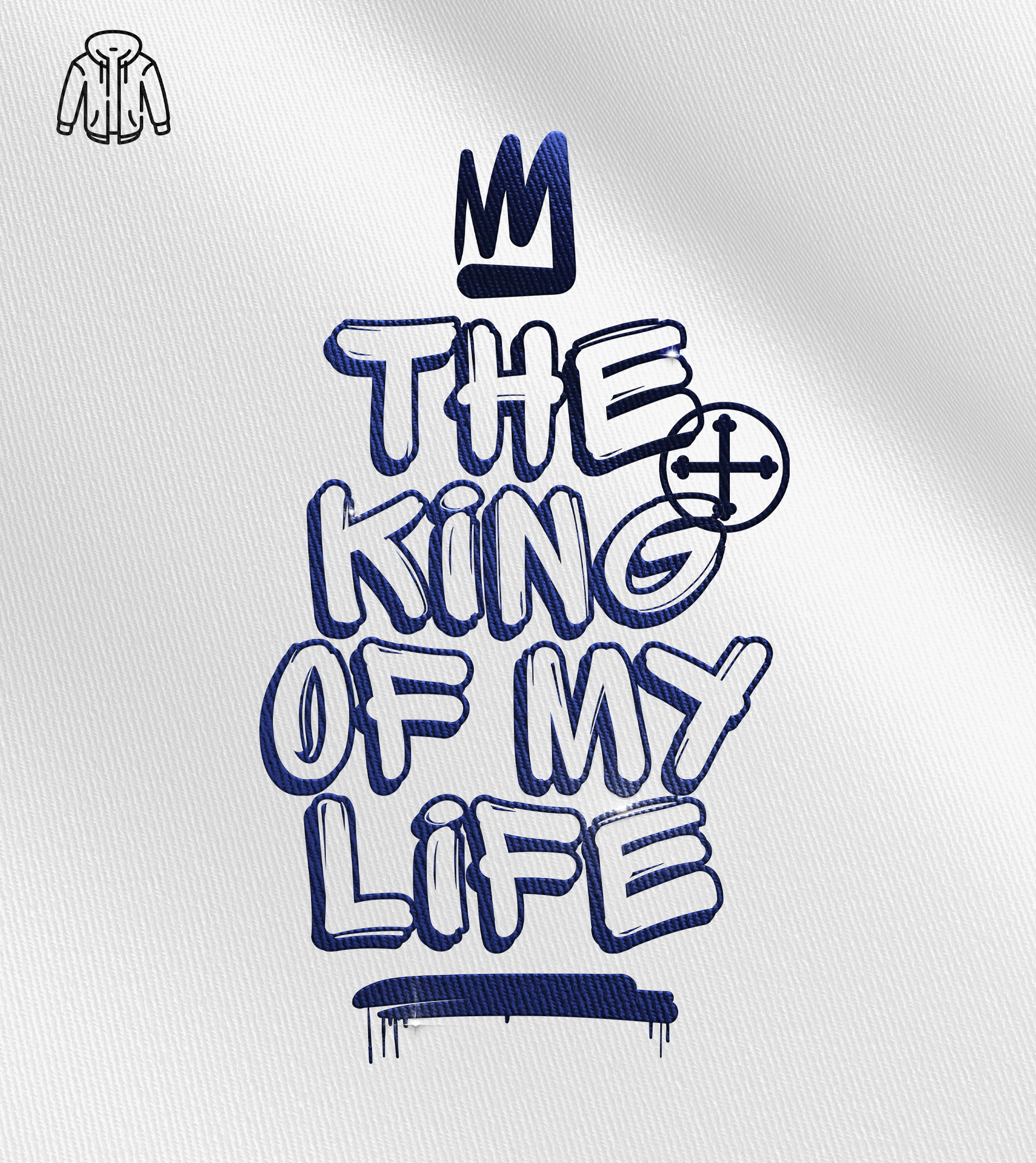 Moletom com zíper Felipe D'Aloia - The King of My Life