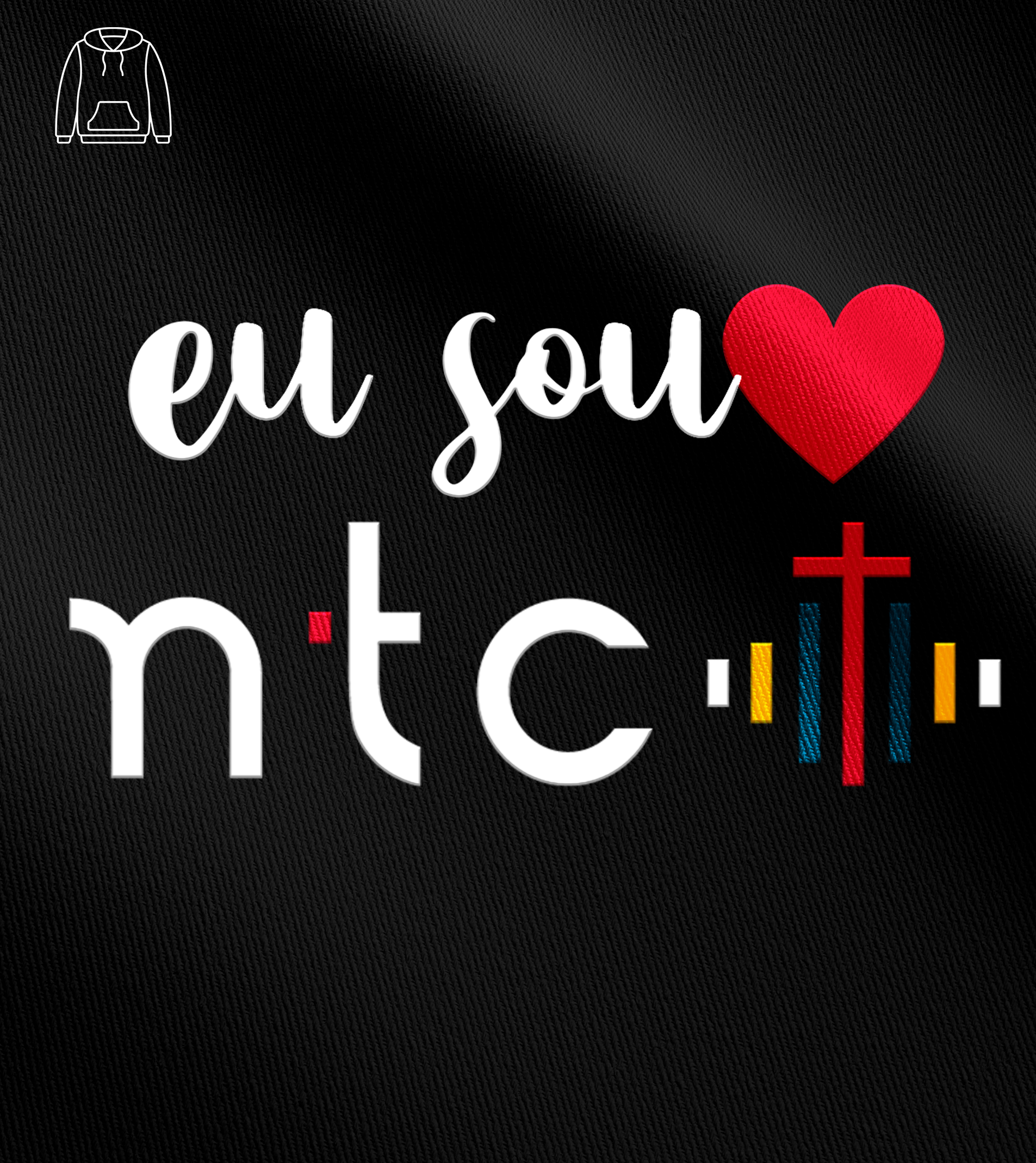 Moletom Canguru Novos Talentos Católicos - Eu Sou NTC