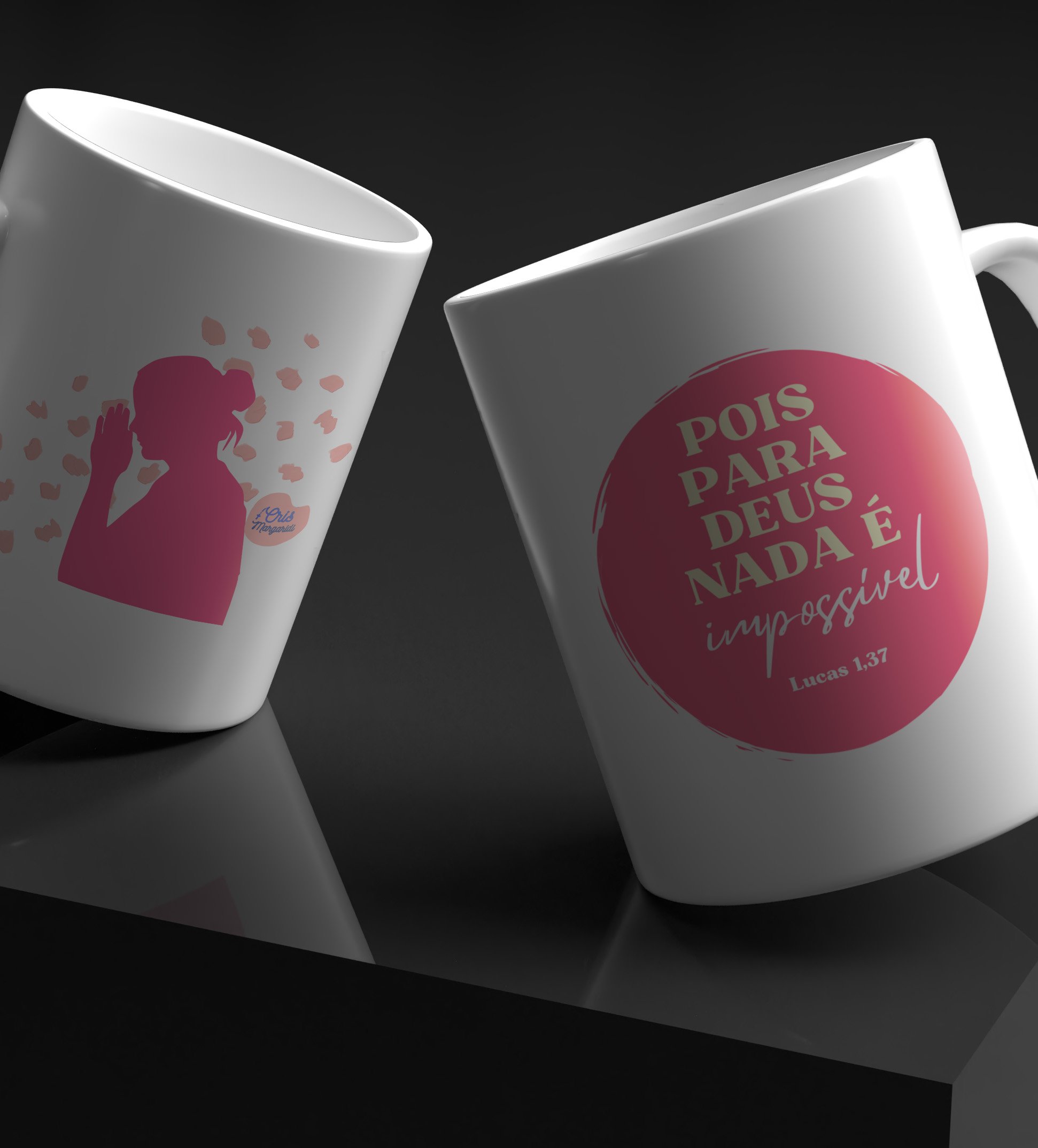 Caneca Cris Margaridi - Nada é Impossível