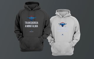 Nome do produto Moletom  Ederson de Oliveira - Transborda minha Alma