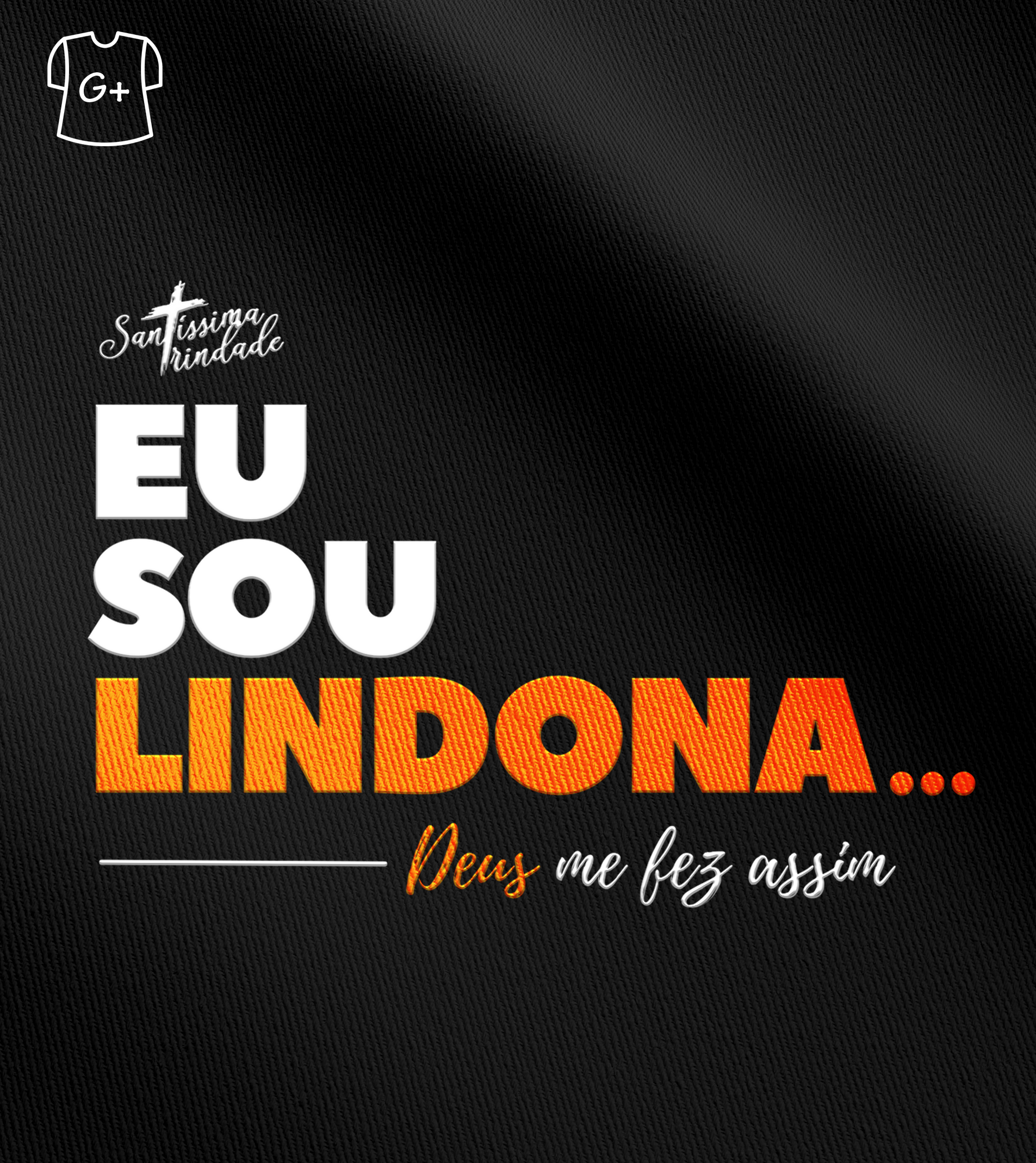 Camiseta Plus Size Forró Santíssima Trindade - Eu Sou Lindona