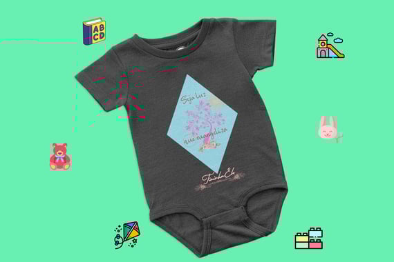 Body Infantil Tininha Elo - Seja Luz Que Evangeliza