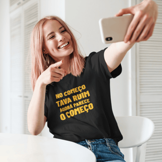 T-shirt Feminina Parece o Começo
