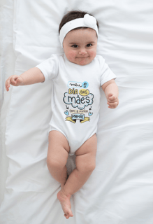 Body Infantil Primeiro dia das Mães