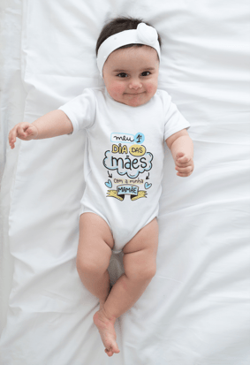 Body Infantil Primeiro dia das Mães