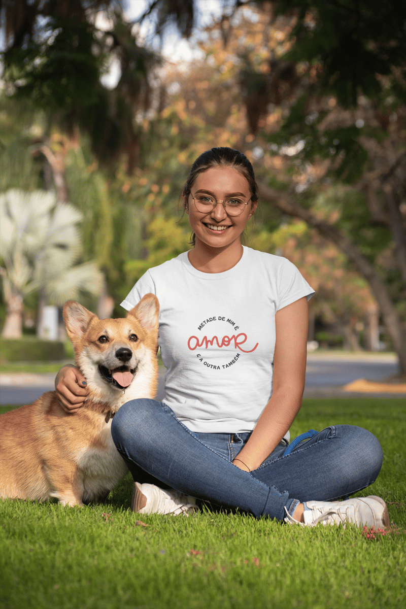 Nome do produto: T-shirt Feminina Sou toda Amor