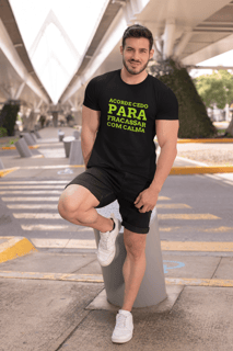 T-shirt Masculina Acorde Cedo