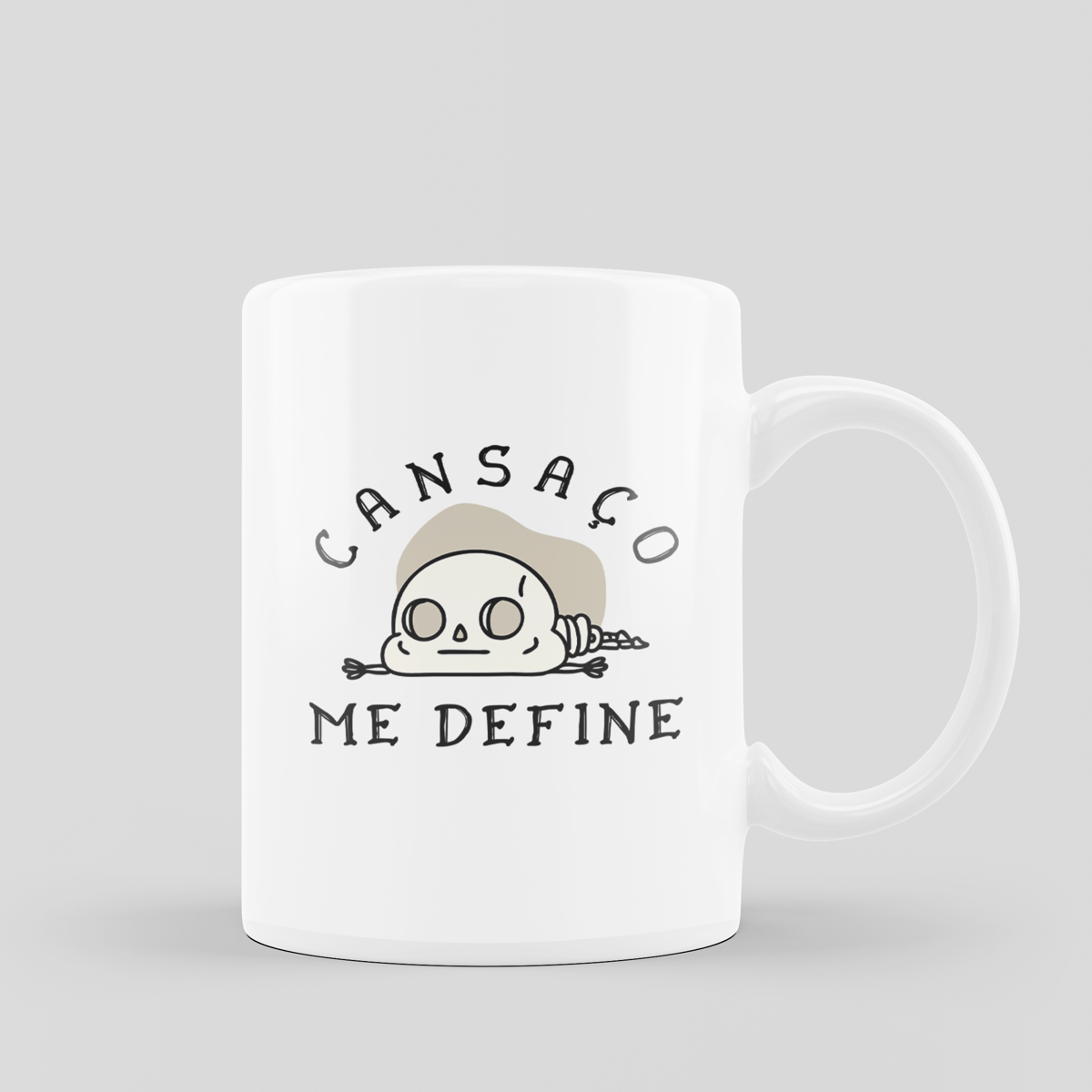 Nome do produto: Caneca Cansaço Me Define