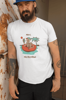 T-shirt Masculina Morri, mas passo bem!