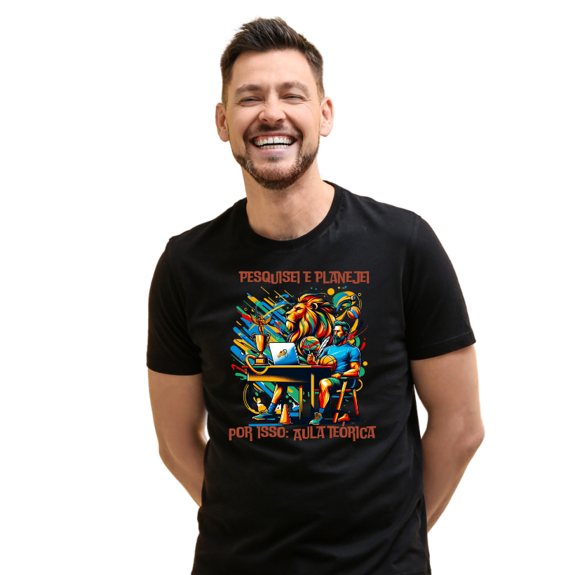 Camiseta Masculina - É aula teórica