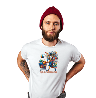 Camiseta Masculina - Faça um Professor Feliz