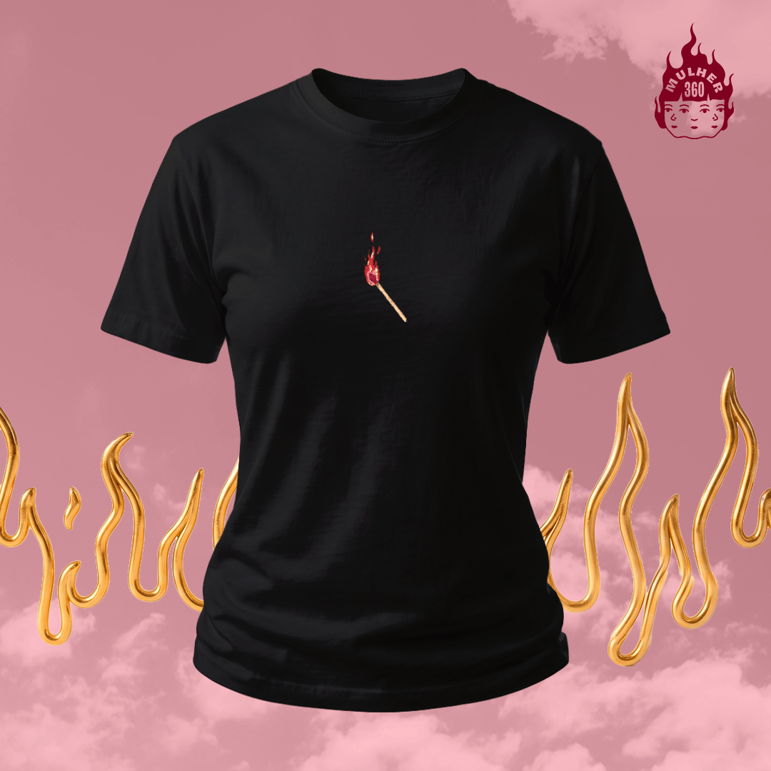 Nome do produto: Sou fogo! - Camiseta Baby Long