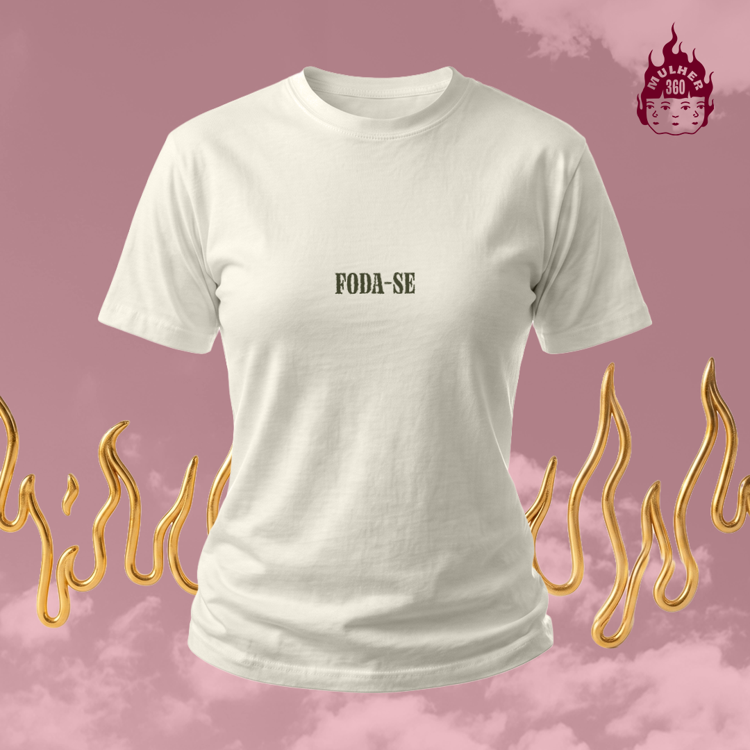 Foda-se - Camiseta Baby Long