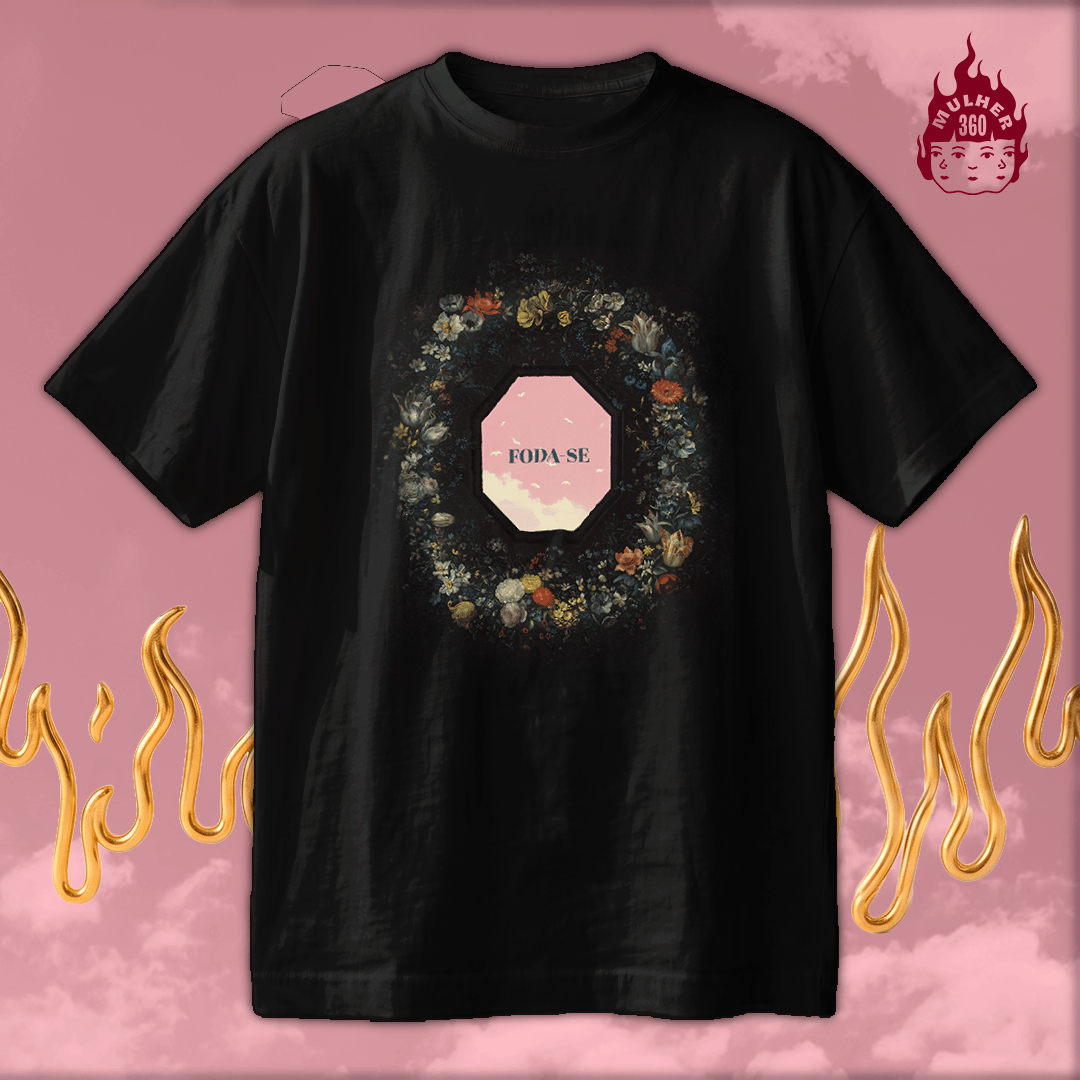 Nome do produto: Foda-se com Arranjo de Flores - Camiseta Regular 