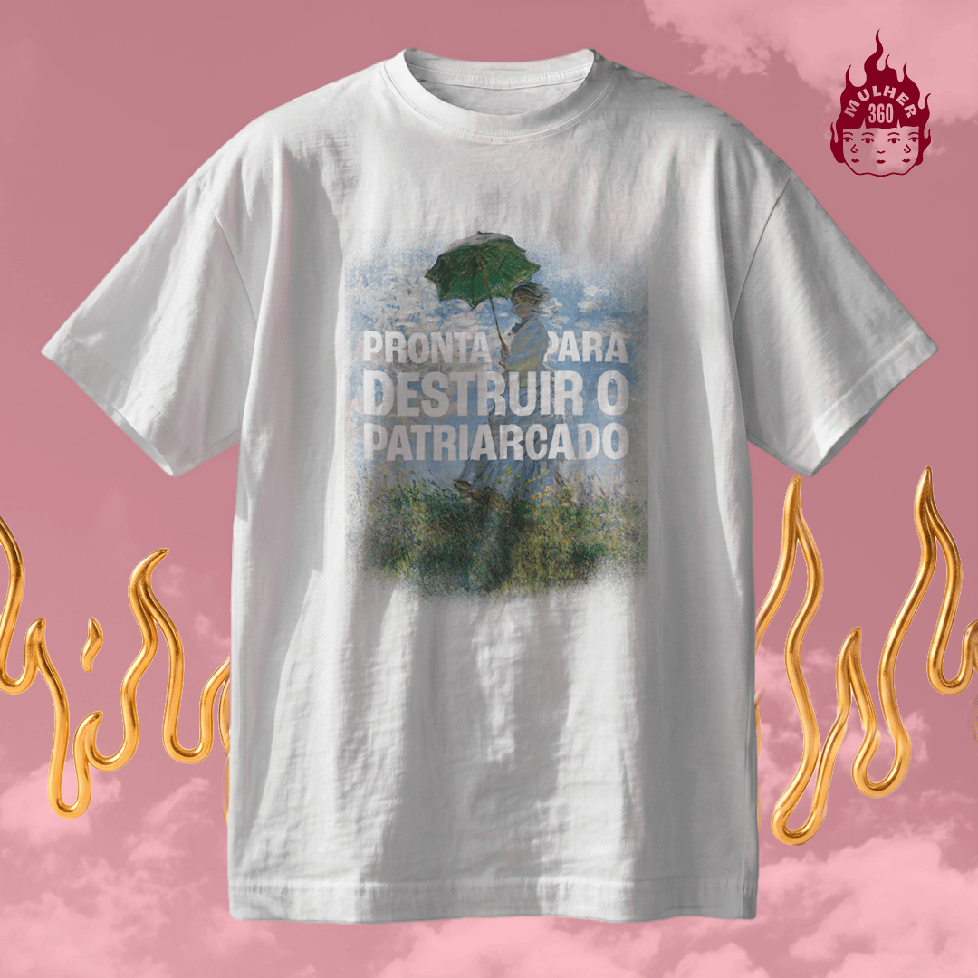 Nome do produto: Pronta para destruir o patriarcado - Camiseta Regular