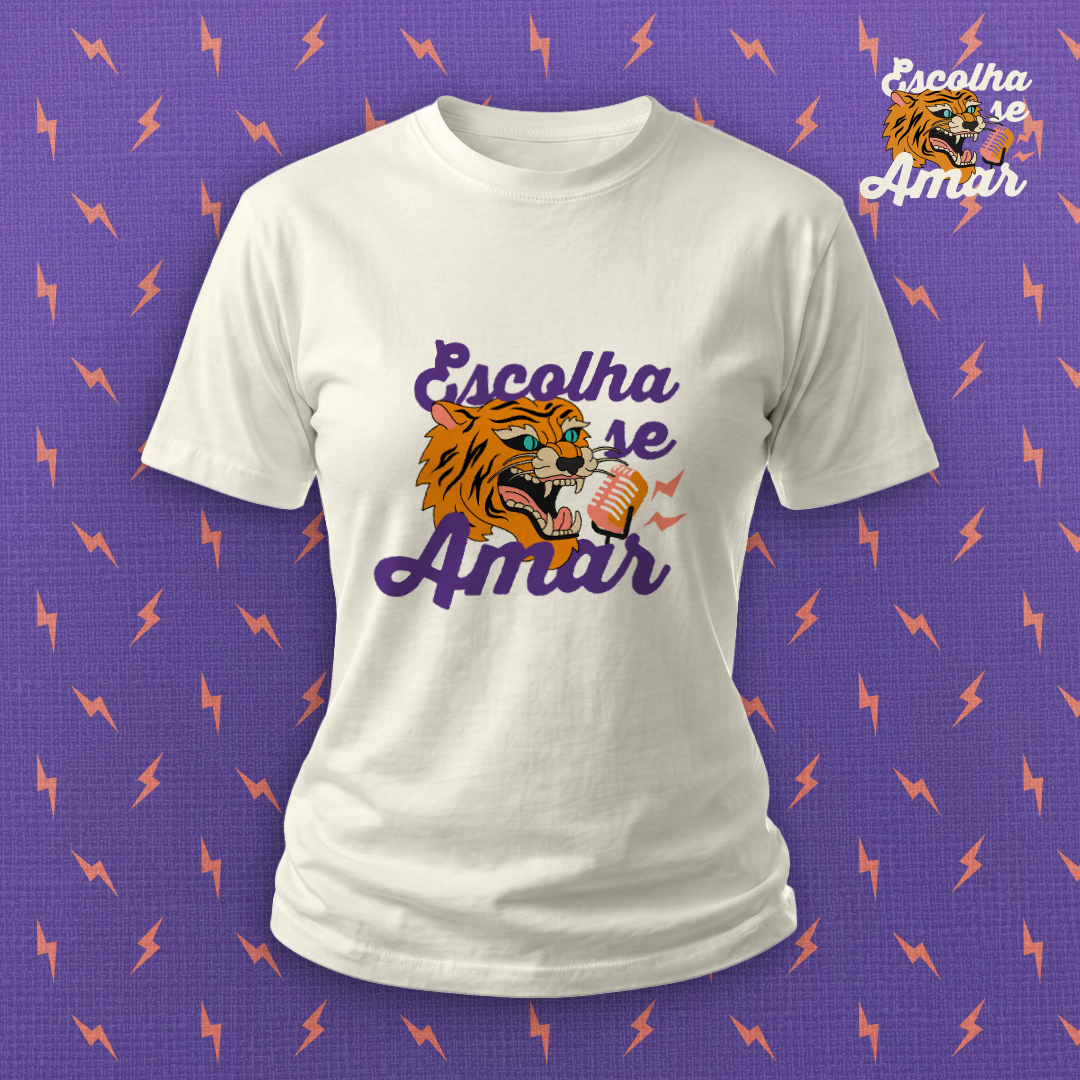 Escolha se Amar - Camiseta Baby Clara