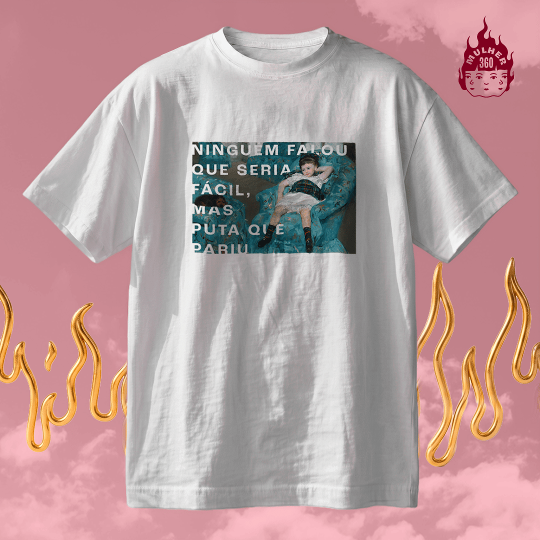 Nome do produto: Ninguém falou que seria fácil - Camiseta Regular