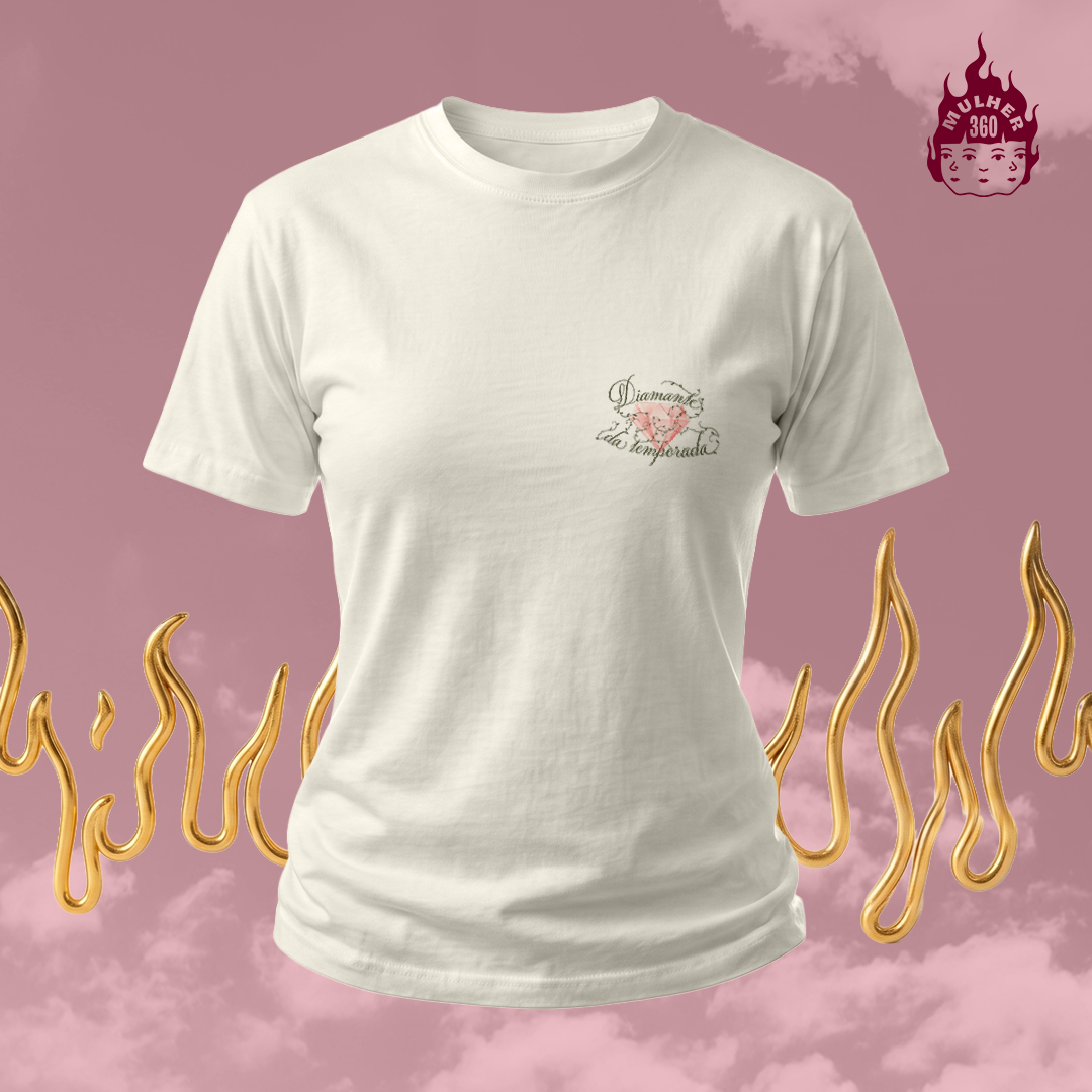 Diamante da Temporada  - Camiseta Baby Long