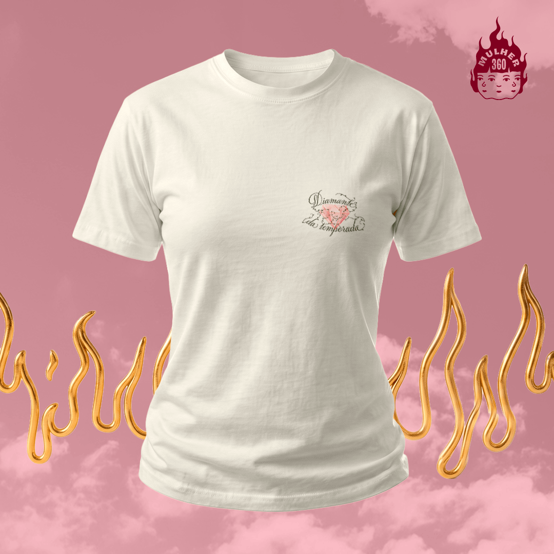 Nome do produto: Diamante da Temporada  - Camiseta Baby Long