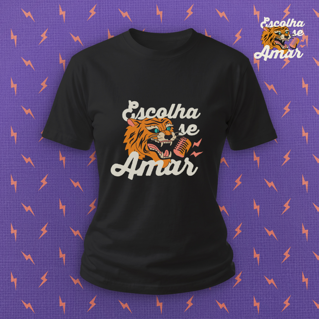 Escolha se Amar - Camiseta Baby Escura