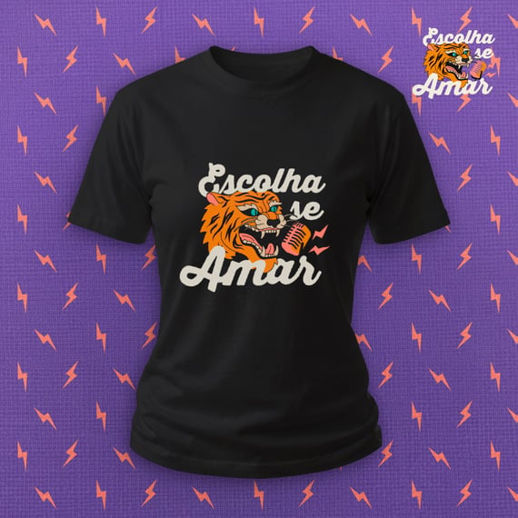 Escolha se Amar - Camiseta Baby Escura