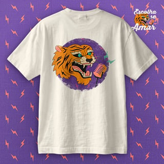 Nome do produto Escolha se Amar - Estampa Costas - Camiseta Regular