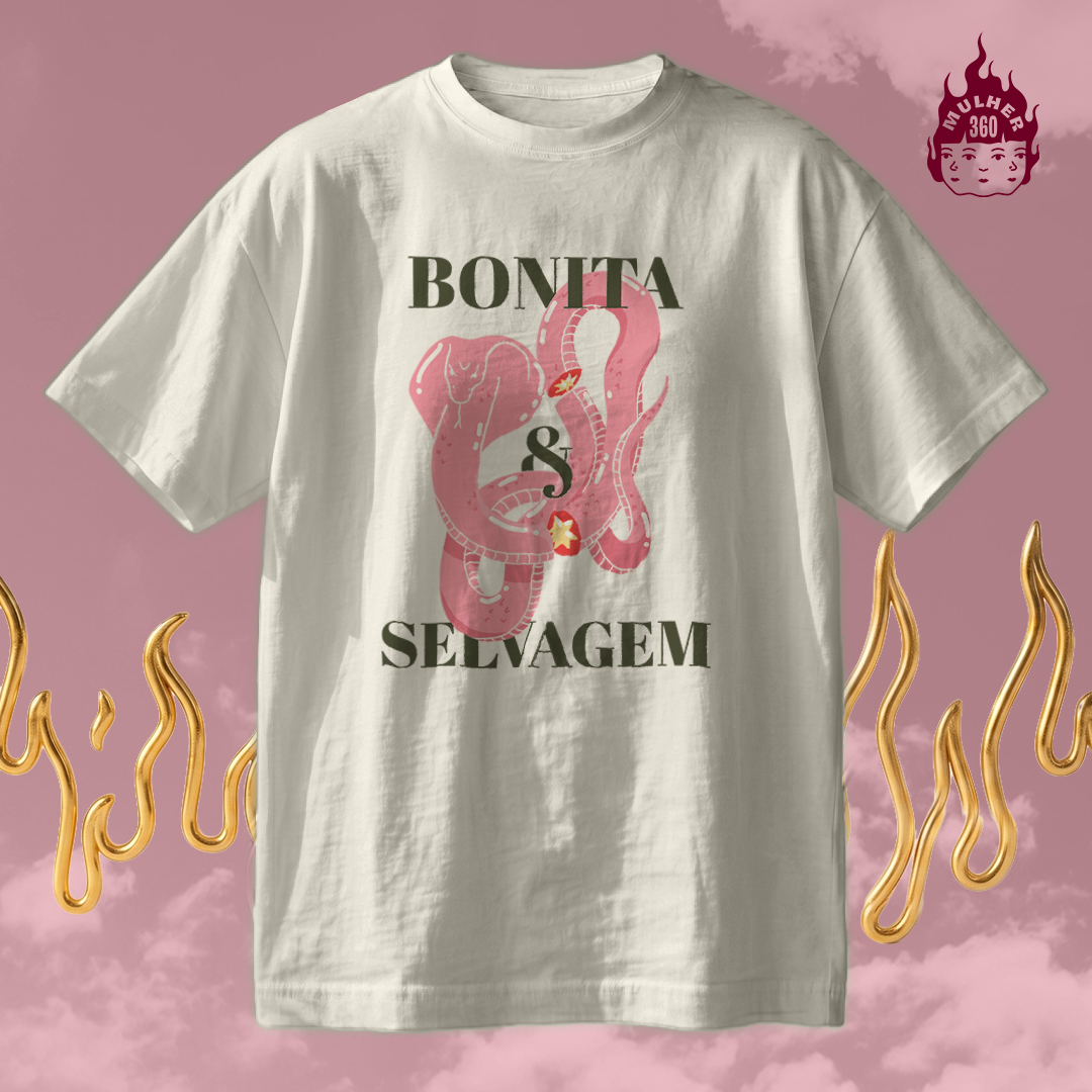 Bonita e Selvagem - Camiseta Regular