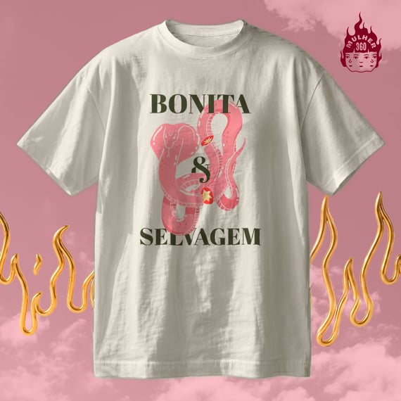 Bonita e Selvagem - Camiseta Regular