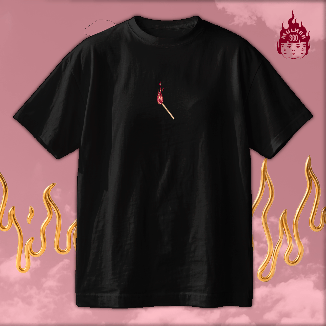 Nome do produto: Sou Fogo - Camiseta Regular