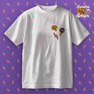 Nome do produto Adesivos Eu me Amo - Camiseta Regular