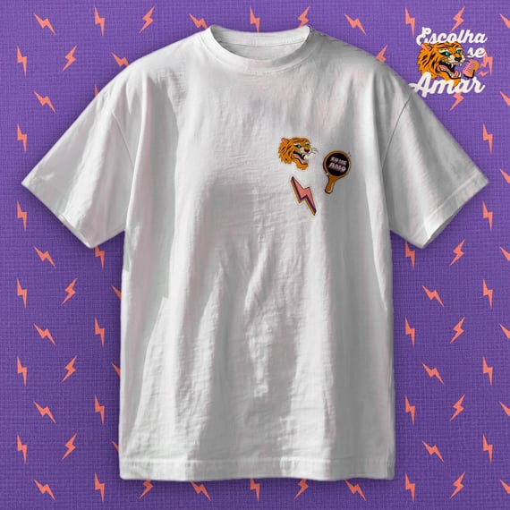 Adesivos Eu me Amo - Camiseta Regular