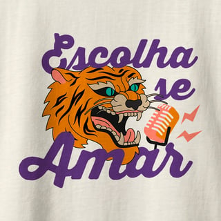 Nome do produto Escolha se Amar - Camiseta Baby Clara