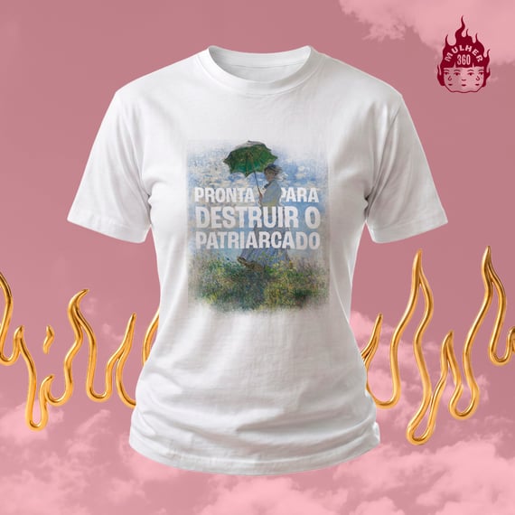 Pronta para destruir o patriarcado - Camiseta Baby Long