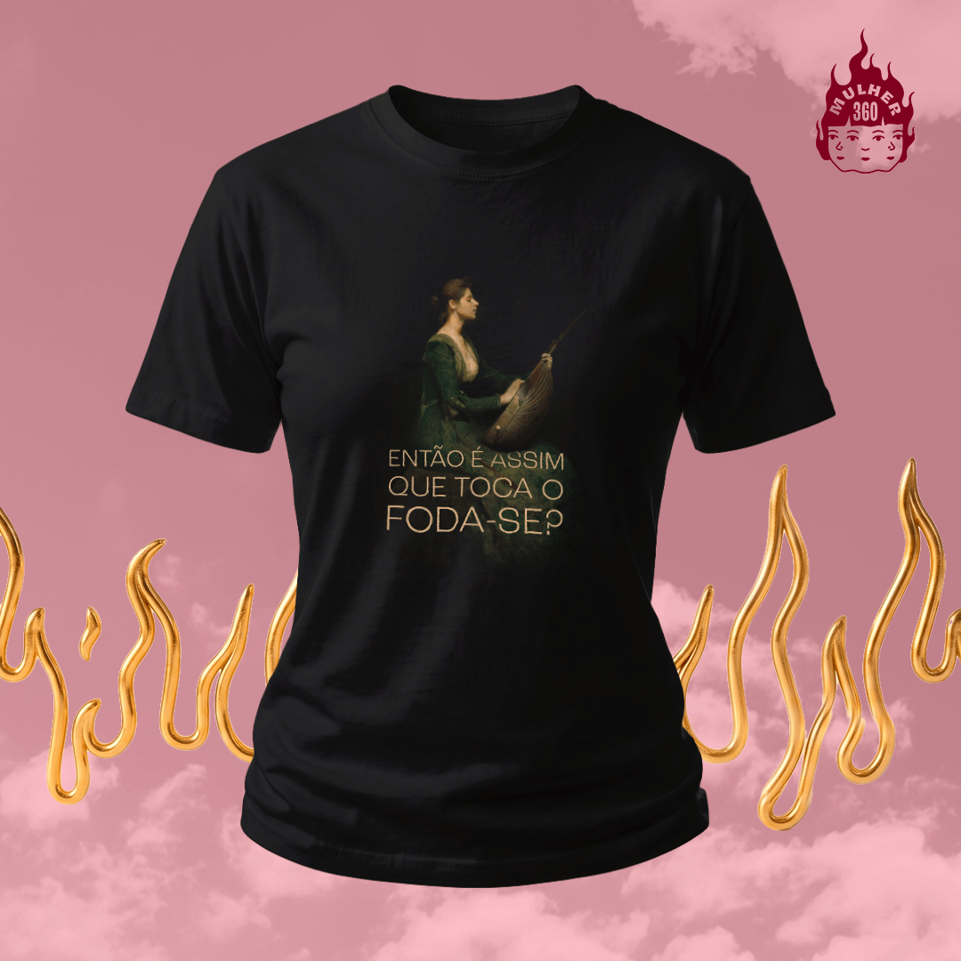 Nome do produto: Tocando o foda-se - Camiseta Baby Long