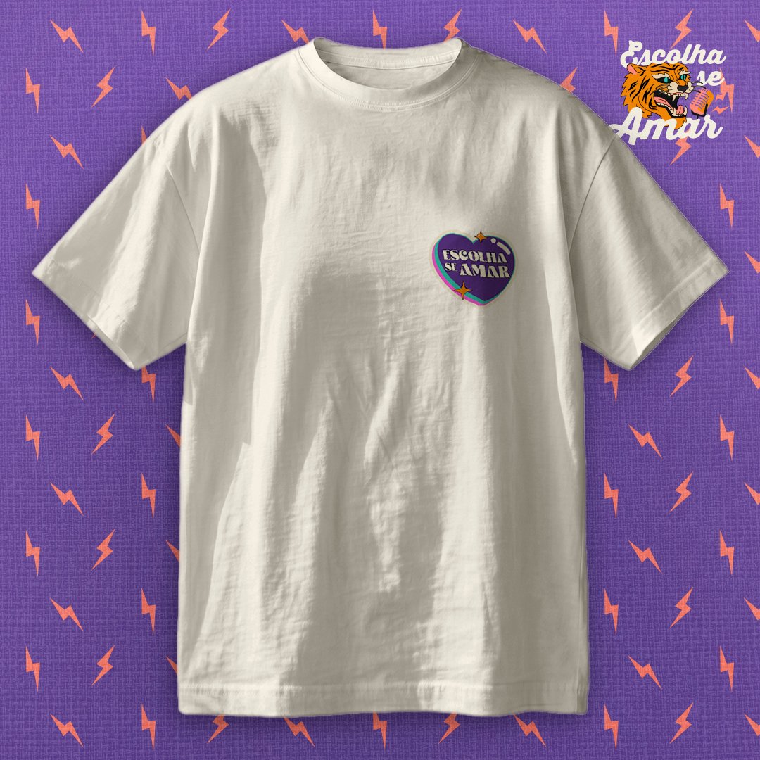 Nome do produto: Escolha se Amar - Estampa Costas - Camiseta Regular