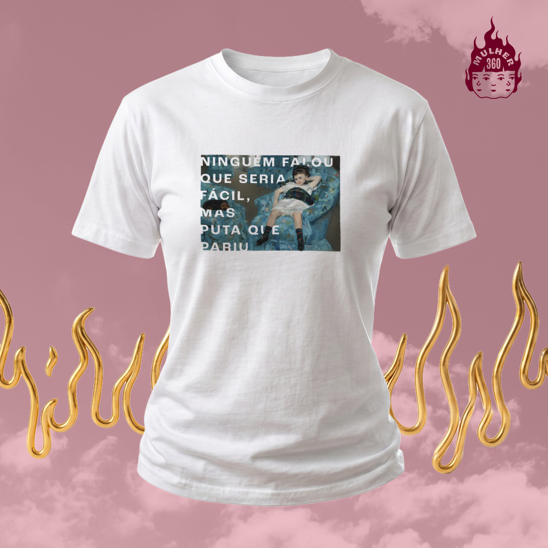 Ninguém Falou que Seria Fácil - Camiseta Baby Long