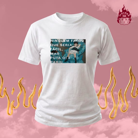 Ninguém falou que seria fácil - Camiseta Baby Long