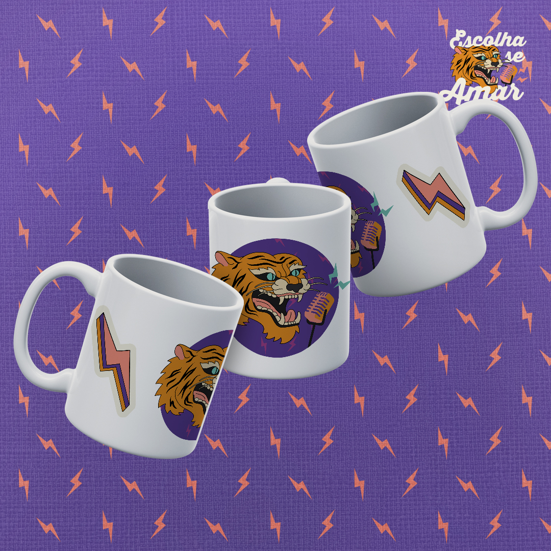 Empoderamento alto e claro - Caneca